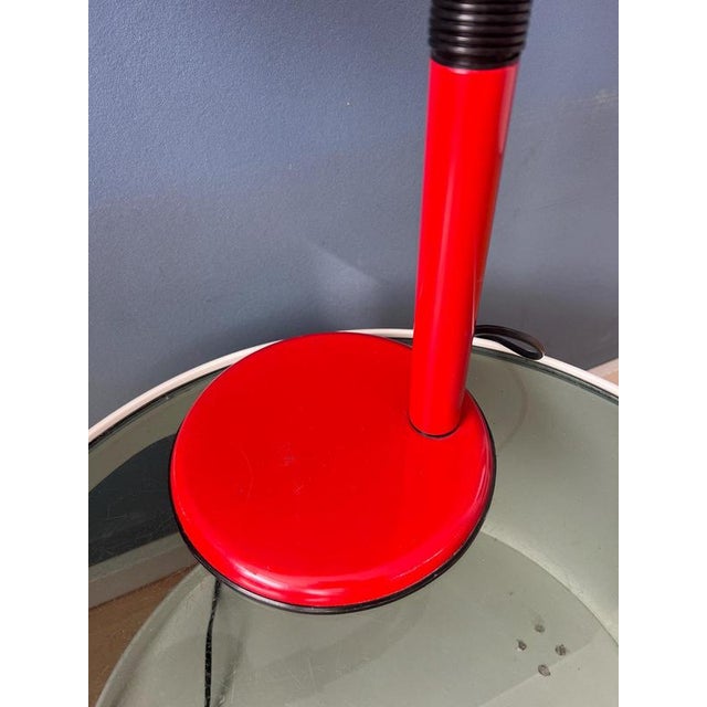 Mid-Century Space Age Flexible Red Table Lamp For Sale - Image 11 of 13