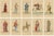 Paul Mercuri, Medieval Costume Prints, 1845, Engravings, Set of 10 For Sale - Image 14 of 14