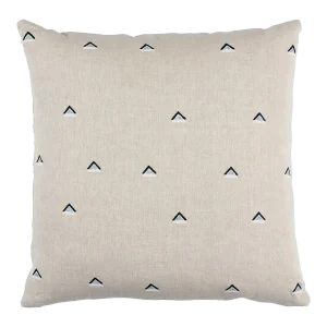 Schumacher X Caroline Z Hurley Overlapping Triangles 22" Pillow in Black & White
