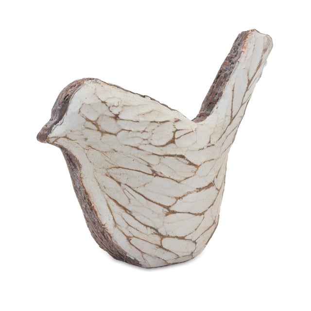 Kenneth Ludwig Chicago Carved Bird Figurine (Set of 4) For Sale - Image 4 of 6
