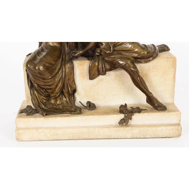 Carl Kauba, Figurative Sculpture, 1890s, Bronze on Marble For Sale - Image 5 of 15