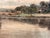Antique Etching 1907 B W Leader “The Wooded Banks of the Thames” Colored Etching by Chauvel For Sale - Image 9 of 11