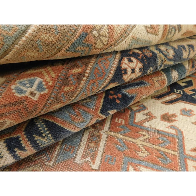 Vintage Handmade Turkish Rug of Caucasian Design. 5'3"x 6'3" For Sale - Image 17 of 18