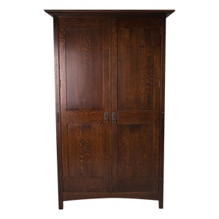 Vintage Stickley Armoir For Sale