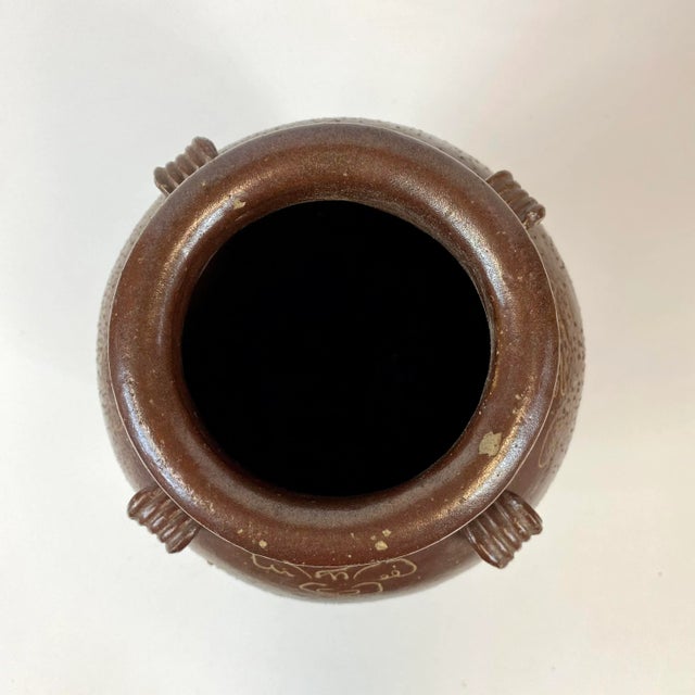 Wine 19th Century Chinese Ceramic Wine Jug With Dancing Frogs For Sale - Image 8 of 10