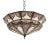 Vintage Moroccan Metal Frosted Dish Pendant Light Small For Sale - Image 9 of 9