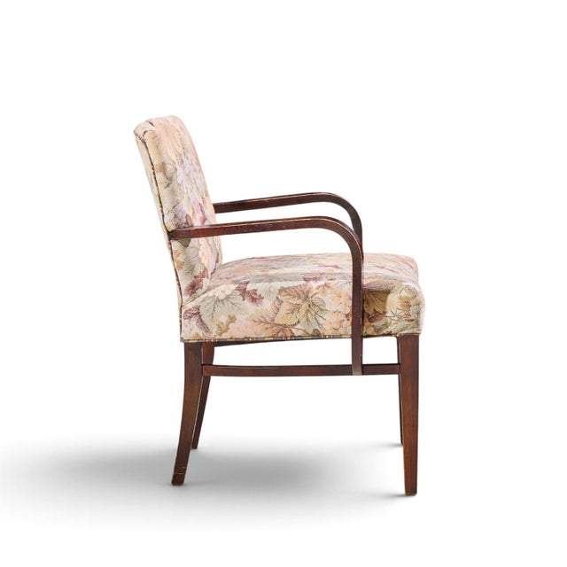 Paul Frankl Corset Mid Century Mahogany Dining Chairs - Set of 6 For Sale - Image 13 of 17