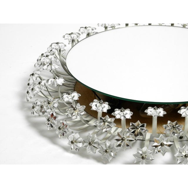 Metal Small Mid-Century Modern Flower Mirror by Schöninger, 1950s For Sale - Image 7 of 18