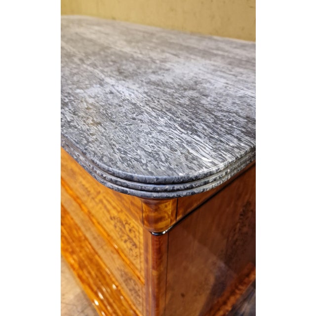 Light Yellow Charles X Commode, 1825 For Sale - Image 8 of 18