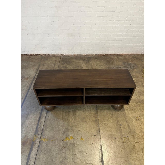 Wood Basico Bookcase in Medium Unripe Walnut For Sale - Image 7 of 10