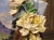 Late 19th Century Pair of Circa 1890 Hand Painted French Gros-Relief Blue Ground Barbotine Vases For Sale - Image 5 of 18