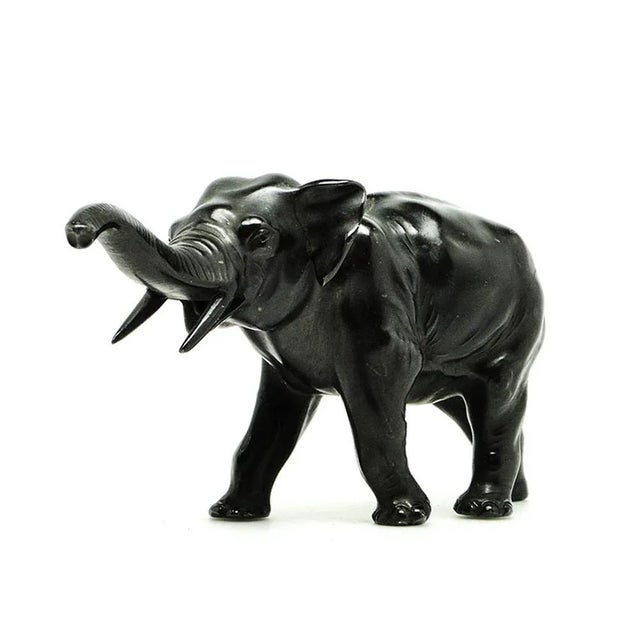 Art Deco Figurine with Elephant, Poland, 1930s For Sale - Image 3 of 8