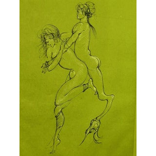 Satyr Lithograph by Leonor Fini, 1982 For Sale