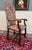Antique Pair of Catalan Style Carved Oak Recently Upholstered Armchairs C. 1920s For Sale - Image 13 of 18