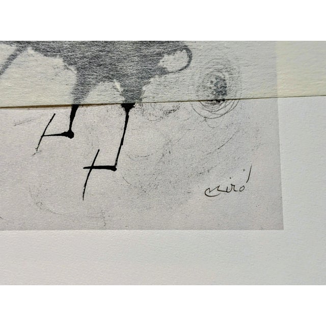 Joan Miro - Chien, 1977 Beautiful quality limited edition lithograph signed in the stone lower right and under its...