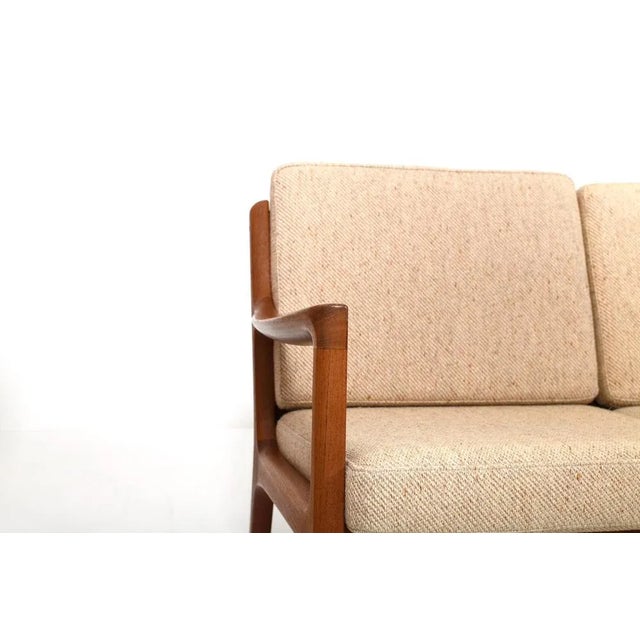 Three-Seater Senator Sofa in Teak by Ole Wanscher for France & Søn For Sale - Image 6 of 11