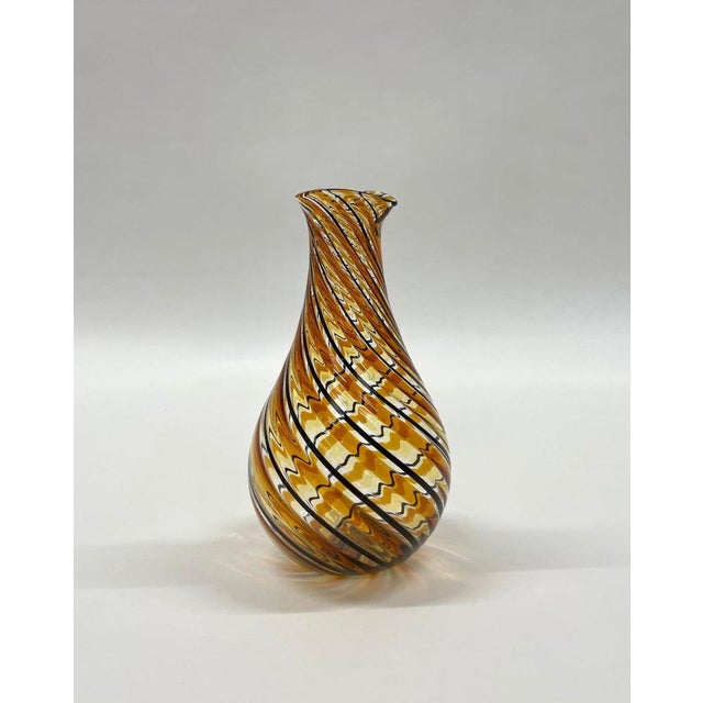 Italian Modern Murano Glasses and Pitcher by Mariana Iskra, 2004s, Set of 7 For Sale - Image 3 of 18