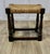 Woven Rush Seated Oak Joint Stool For Sale - Image 5 of 9