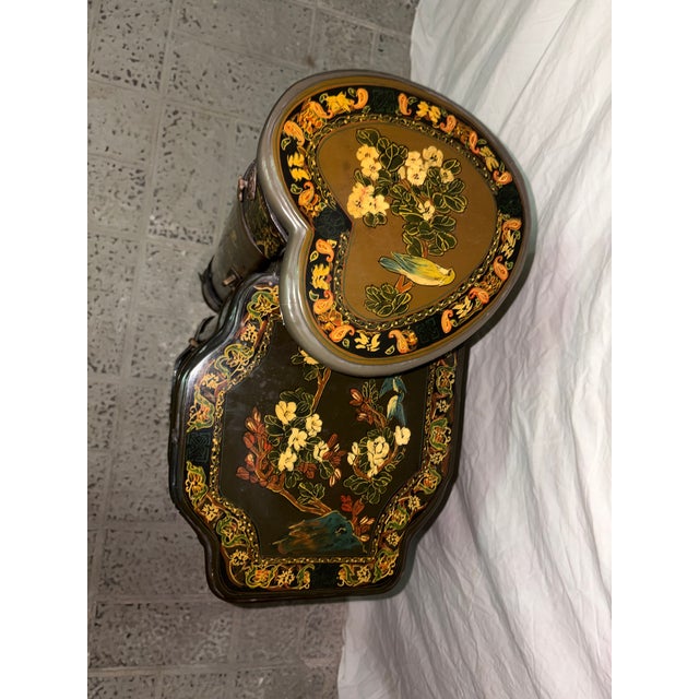 Chinese Lacquered Wood Cabinet, 1920 For Sale - Image 14 of 16