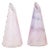 Italian Murano Glass Table Lamps in the style of Vistosi Murano, 1980s, Set of 2 For Sale