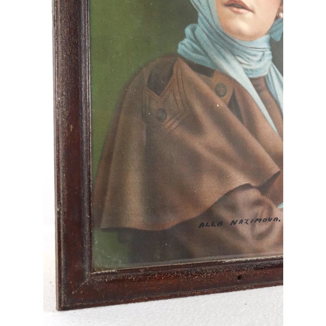 Wood Framed 1907 the Theatre Magazine Alla Nazimova Cover For Sale - Image 7 of 11