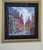 This large framed serigraph by Ukrainian artist Anatole Krasnyansky depicts the "Street of Old Warsaw". Painted in 1994....
