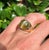 12 Carat Chrysoberyl Cats Eye Mens Ring With Baguette Diamond Sides in 18K Gold, Size 9.75 For Sale - Image 4 of 8