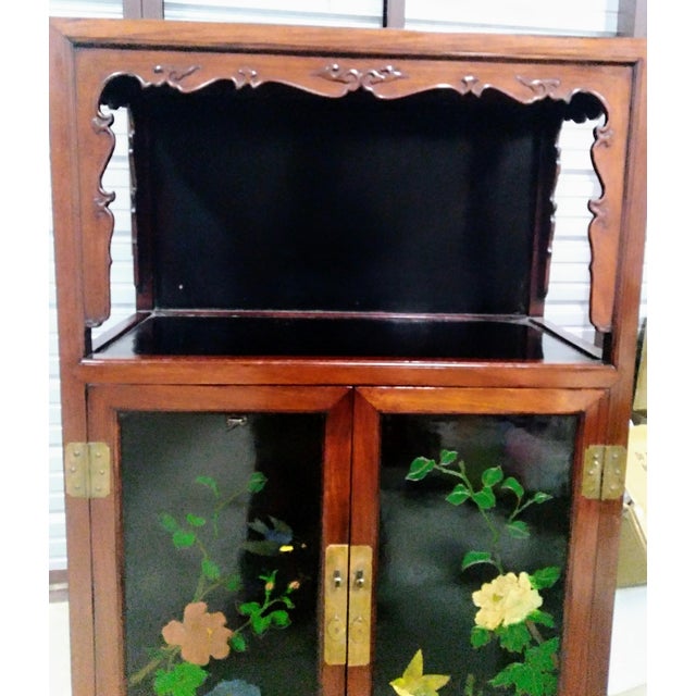 Mid 20th Century Mid 20th Century Chinoiserie Display Cabinet For Sale - Image 5 of 12
