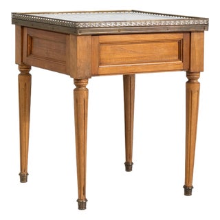 Early 20th Century France Louis XVI Red Wood Coffee Table For Sale