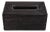 Artifacts Rattan Long Tissue Box, Tudor Black For Sale
