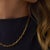 Mid 20th Century Mid 20th Century Cartier 18k Yellow Gold Santos Dumont Chain Necklace For Sale - Image 5 of 7
