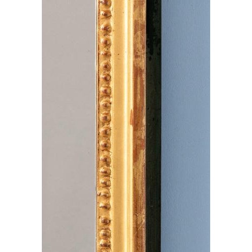Late 18th Century French Gilt Gesso Beaded Mirror For Sale - Image 6 of 8