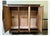 1910s Antique Art Nouveau Wardrobe with Linen Compartment, 1910 For Sale - Image 5 of 9