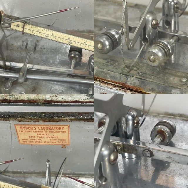 1920s Torsion Balance Company Apothecary Lab Scale Precision Pharmacy For Sale - Image 11 of 13