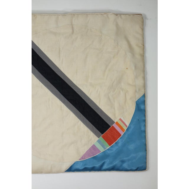 Eugenio Carmi, Italian Abstract Tapestry, 1980s, Silk For Sale - Image 12 of 15