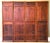 Antique Chinese Hand Painted 4-Panel Wood Screen For Sale - Image 10 of 13