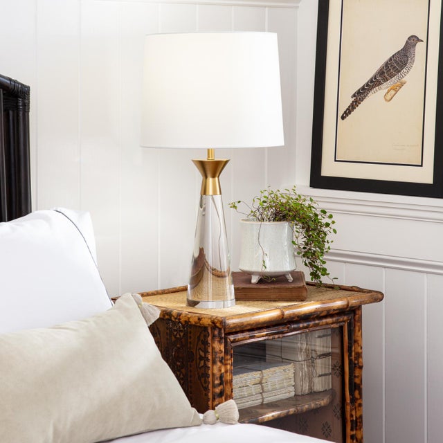 Simplicity is the Starling's strong-suit. A classic conical crystal base is uniquely capped in a gold leafed metal. The...