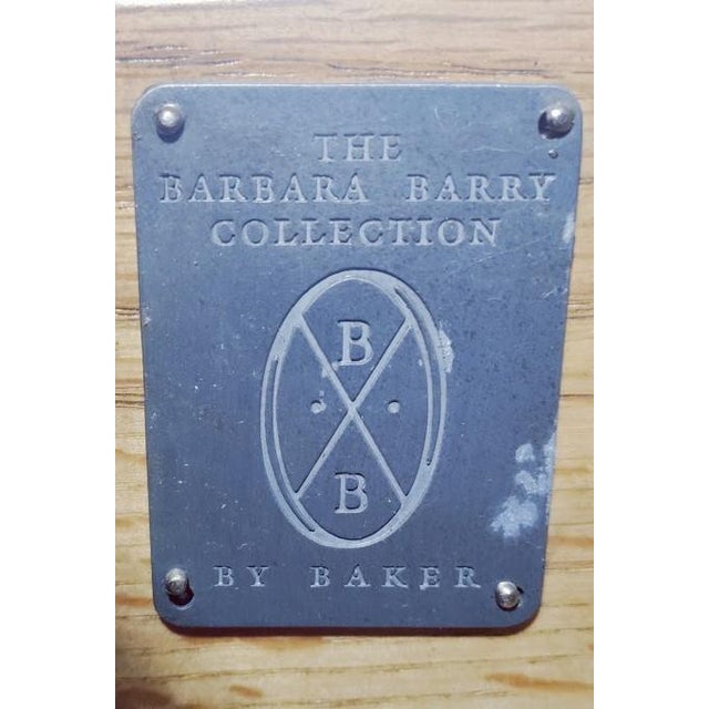 Dark Mahogany Three-Drawer Chest of Drawers / Commode by Barbara Barry for Baker Furniture Company For Sale - Image 11 of 11