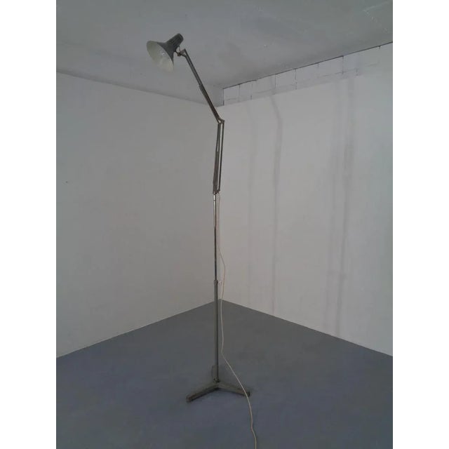 1950s Industrial Terry Architectural Floor Lamp by H. Busquet for Hala, 1950s For Sale - Image 5 of 18