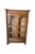1900 - 1909 1900s Tall Walnut Display Cabinet For Sale - Image 5 of 5