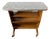 Mid-Century Modern Bar Cart with Marble-Effect Top, 1950s For Sale
