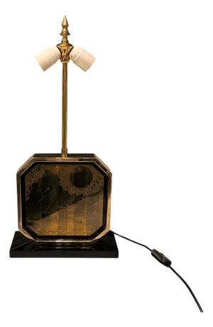 Hollywood Regency Table Lamp by Georges Mathias for Maho, 1970s