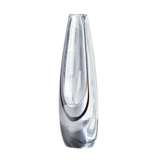 Glass Vase by Vicke Lindstrad, for Kosta Sweden 1950's For Sale