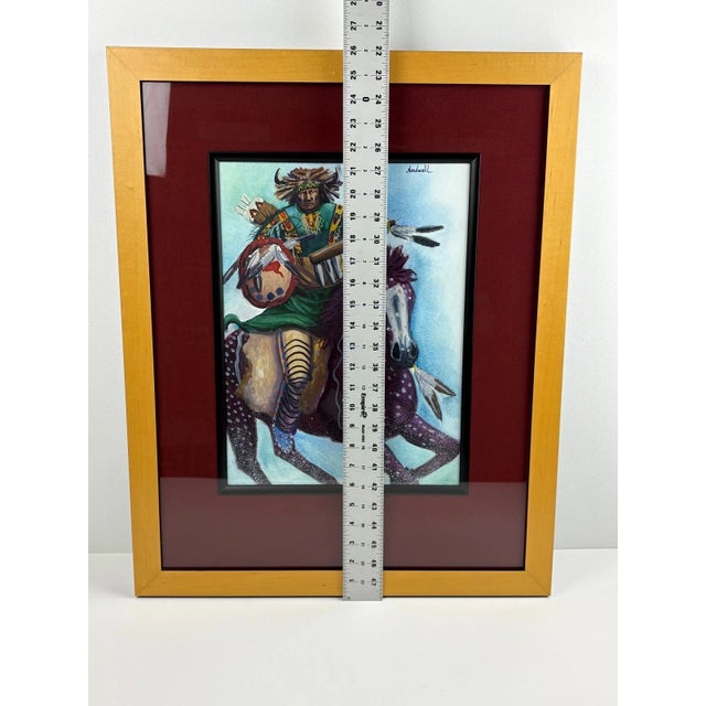 2000 - 2009 Vintage Raymond Nordwall Lunchmeat Horse 21"x 26 Oil Painting Signed Santa Fe Artist For Sale - Image 5 of 7