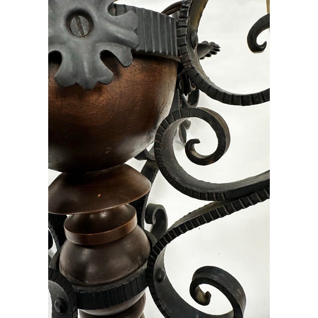 Bring the heritage and elegance of old-world craftsmanship into your home with this Spanish Colonial wrought iron and...