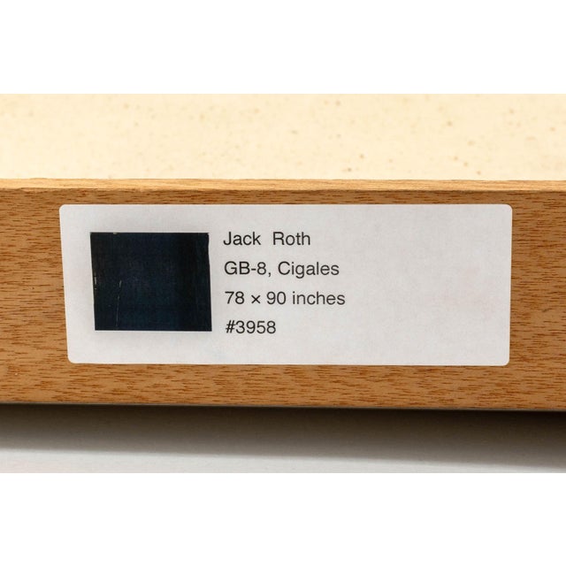 Jack Roth "Gb-8 Cigales" Acrylic on Canvas, 1980 For Sale - Image 9 of 10