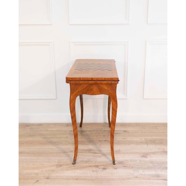 Louis XV–Period Game Table in Rosewood Marquetry, France, 18th Century For Sale In Atlanta - Image 6 of 10