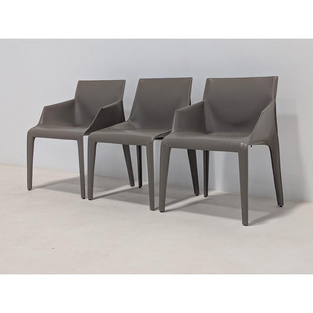 Seattle Dining Chairs from Poliform, Set of 3 For Sale - Image 3 of 13