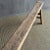 Brown 1940s Vintage One of a Kind Elm Wood Skinny Bench 78" For Sale - Image 8 of 8