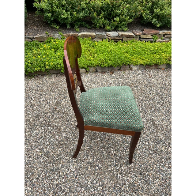 Biedermeier Style Flame Mahogany Dining Chairs -Set of 6 For Sale - Image 15 of 16